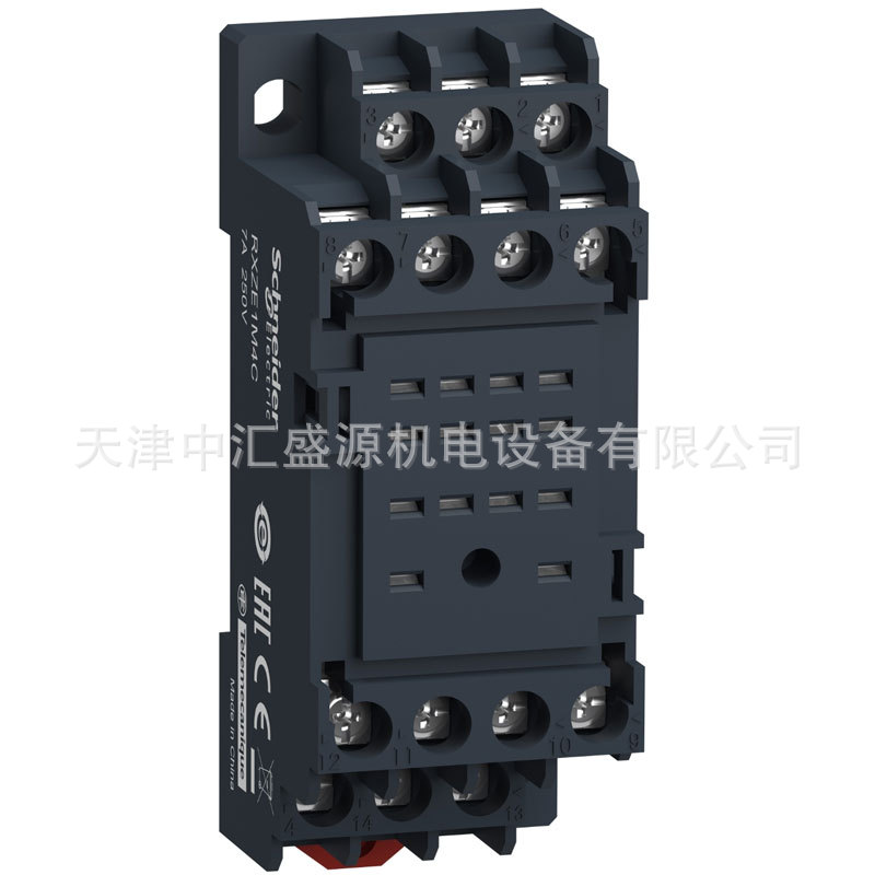 施耐德RXZE1M4C继电器底座