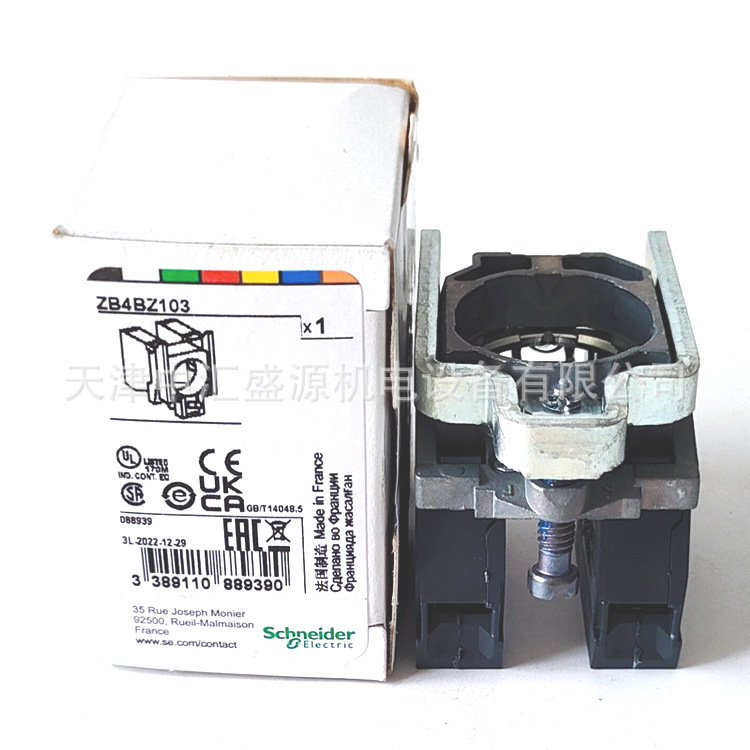 施耐德ZB4BZ103按钮座